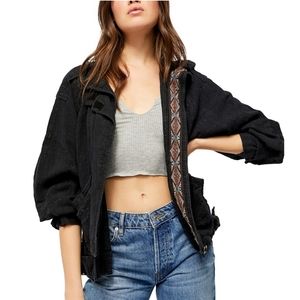 FREE PEOPLE JAYDE SAFARI BOMBER JACKET